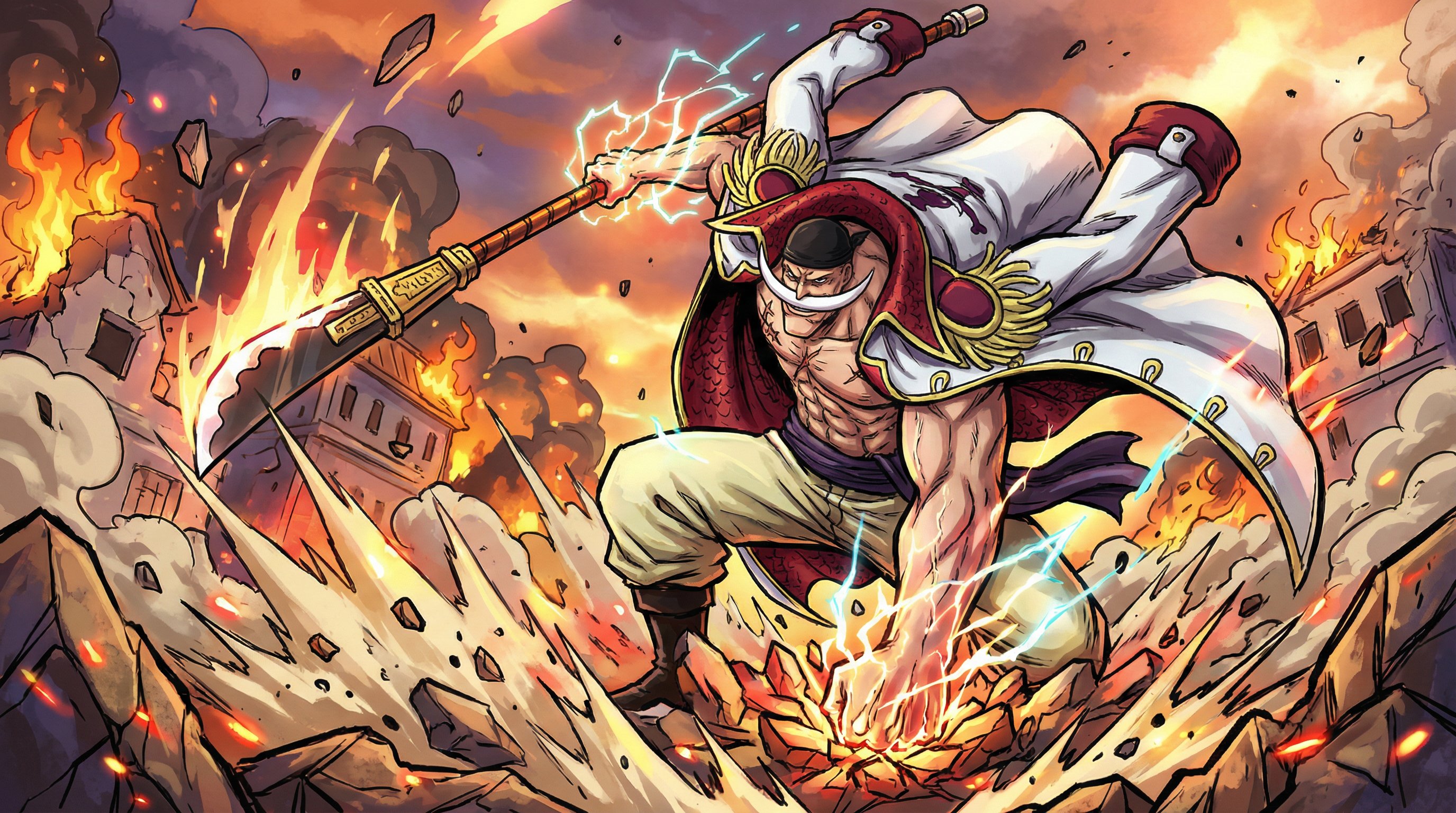 国产视频精选视频：白胡子震撼名场面合集